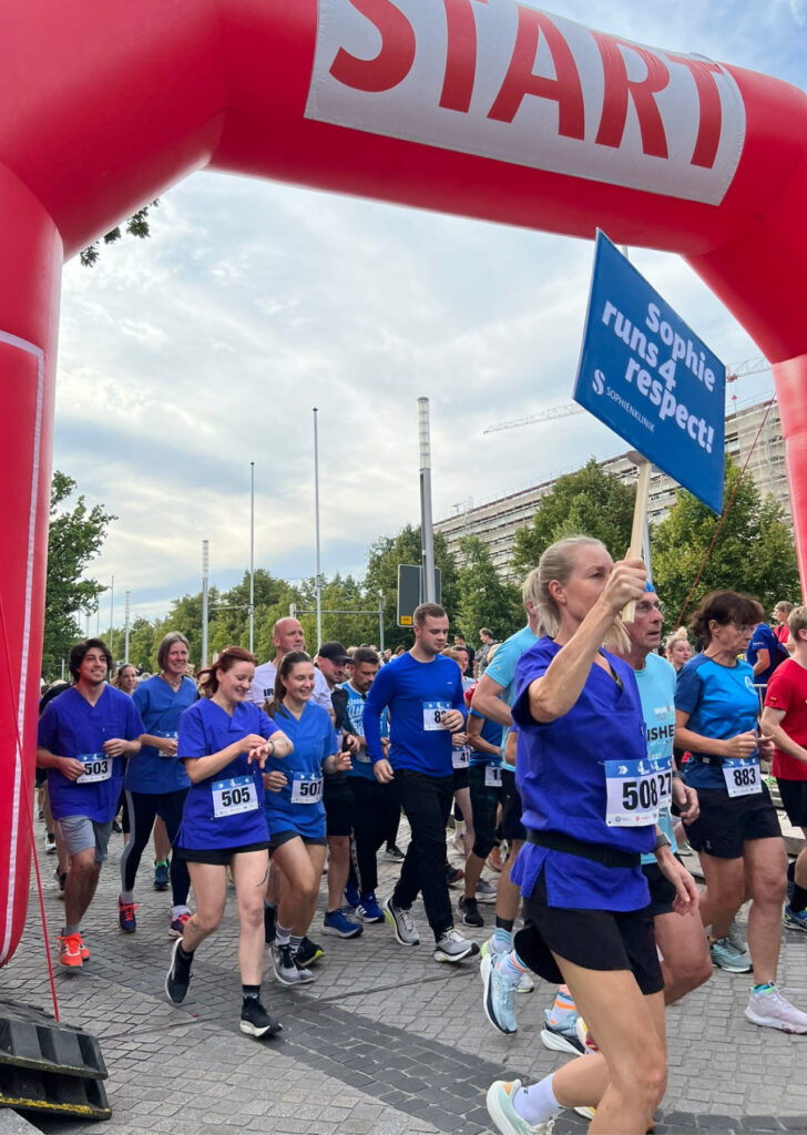 Läufer*innen am Start